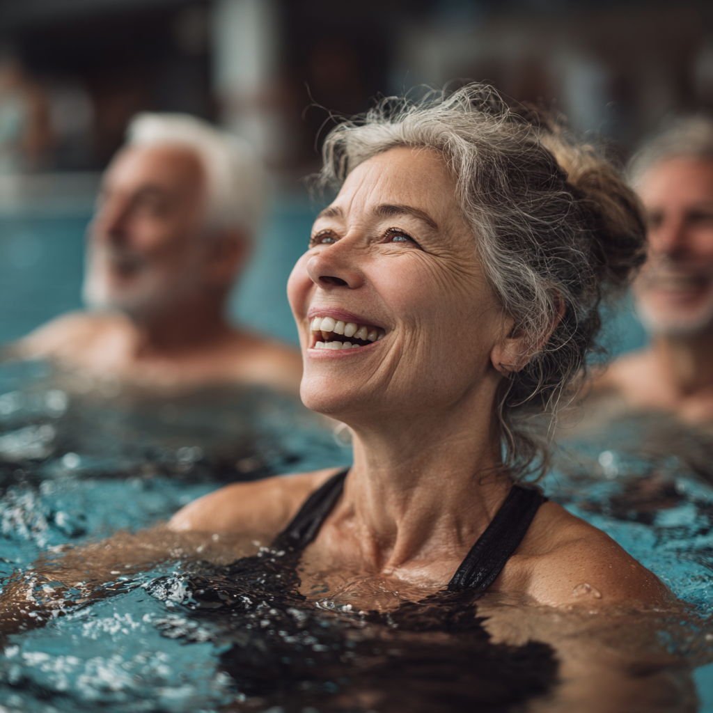 Група людей на груповому тренуванні